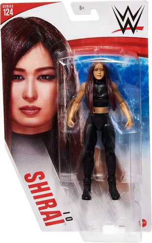 Vista 5 de WWE Io Sharai - Figura de acción de la serie 124, figura de acción posable de 6 pulgadas, coleccionable para edades de 6 años en adelante