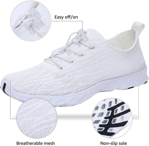 Vista 5 de Racqua Zapatos de agua de malla transpirable para mujeres y hombres