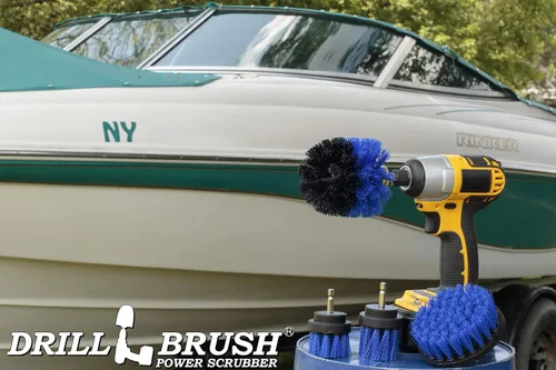 Vista 6 de Suministros de limpieza marina, kit de cepillos para un barco limpio, accesorios para barcos, juego de herramientas de limpieza de tanques, juego