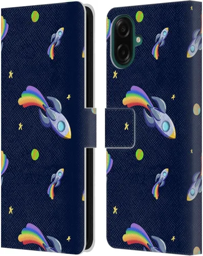 Vista 228 de Head Case Designs Officially Licensed Carla Morrow Colorful Space Dice Patterns Leather Wallet Case Compatible with Samsung Galaxy A07 4G