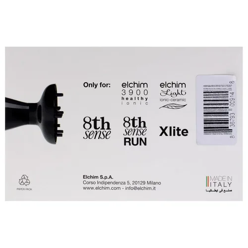 Vista 7 de Elchim Difusor - Compatible con secadores de pelo 3900, Light, X-Lite y 8th Sense Elchim