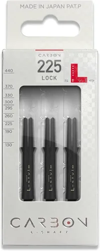 Vista 11 de L-style L-Shaft Carbon Locked Dart Shafts – Lightweight Carbon Shafts for Soft Tip & Steel Tip Darts – Set of 3