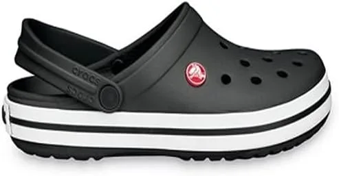 Vista 15 de Crocs Zuecos unisex para adultos con plataforma fuera de la cancha Negro