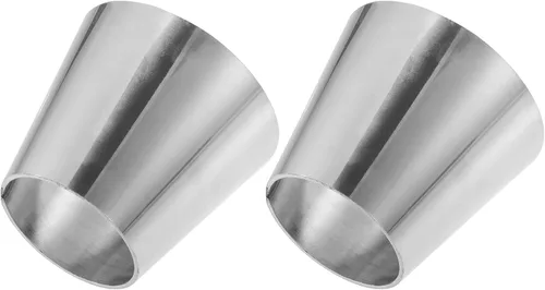 Vista 12 de X AUTOHAUX - Tubo de escape con mandril para coche, codo doblado, tubo de acero inoxidable 304, reductor concéntrico de 2.5" DE a 3" DE, 2 piezas