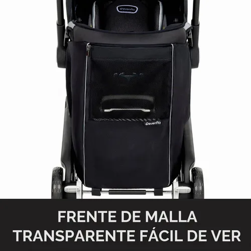 Vista 6 de Evenflo Shyft DualRide Carryall Bolsa de almacenamiento (negro)
