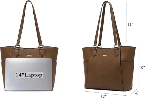Vista 4 de Juego de bolsos de mano para mujer, bolso y cartera grande, bolso cruzado