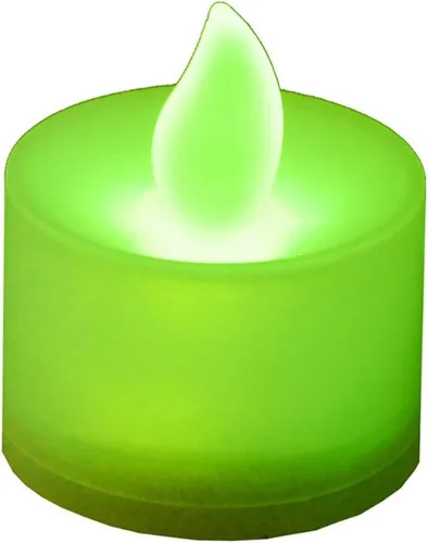 Vista 16 de LumaBase Velas de té a pilas, color morado, juego de 12 Púrpura