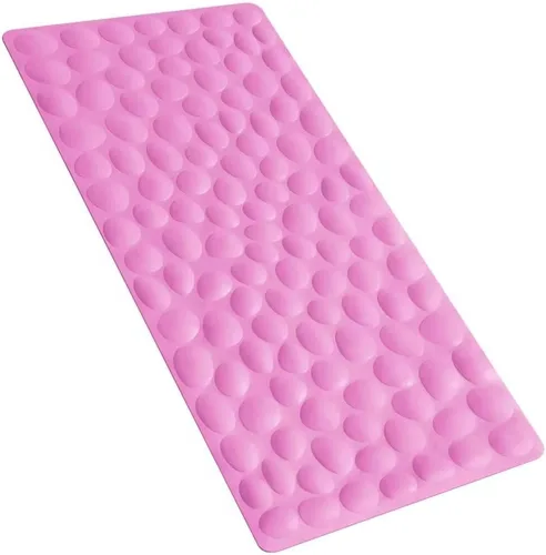 Vista 15 de Alfombra de baño de goma OTHWAY, suave y antideslizante con ventosas potentes, para la tina (beige)