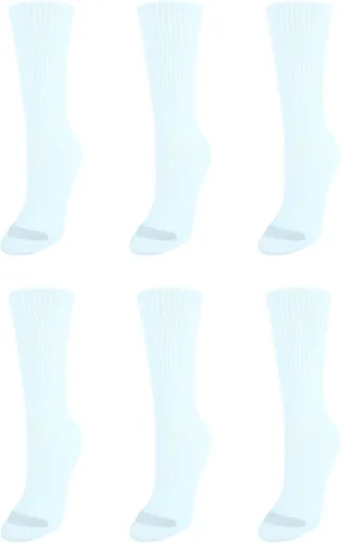 Vista 2 de Hanes 6 pares de calcetines de felpa con costuras cómodas para mujer