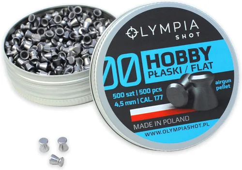 Vista 15 de Olympia Shot Perdigones para Pistola de Aire Calibre .177, Calibre .22, Calibre .25 Cabezales Abovedados, Puntiagudos, Planos Wadcutter Varios