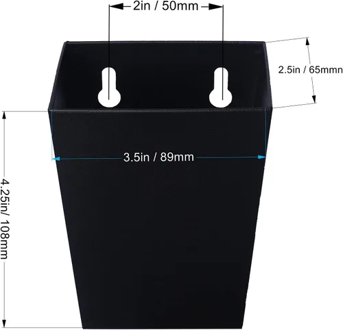 Vista 6 de Abridor de botellas de montaje en pared negro con tapón de drenaje, abrebotellas magnético de acero inoxidable (2 abridores)
