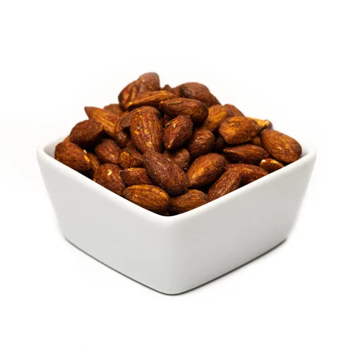 Vista 8 de Jake's Nut Roasters - Almendras para barbacoa (paquete de 2) almendras sazonadas tostadas secas enteras - Bocadillo alto en proteínas con sabor a