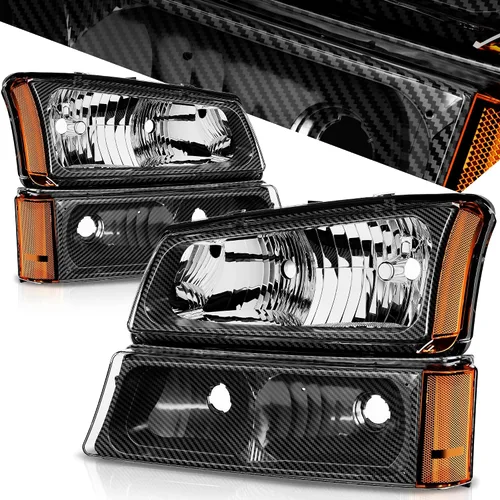 Vista 8 de Auto Dynasty 4 piezas lámparas LED DRL para faros delanteros compatibles con Chevy Silverado Avalanche 1500 2500 3500 03 04 05 06 / Chevy Silverado
