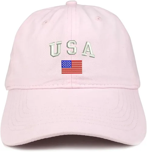 Vista 7 de Gorra patriótica bordada con bandera estadounidense y Estados Unidos Negro