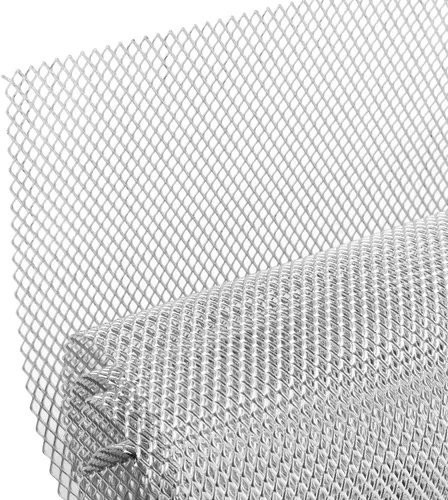 Vista 10 de AggAuto - Malla universal de 40 x 13 pulgadas para parachoques de auto, para parrilla de auto, de aleación de aluminio, con agujeros hexagonales