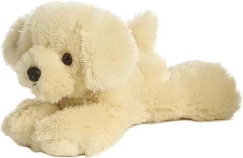 Vista 129 de Aurora® Adorable Mini Flopsie™ Mei Mei™ Animal de peluche, facilidad juguetona, compañeros atemporales, color blanco, 8 pulgadas