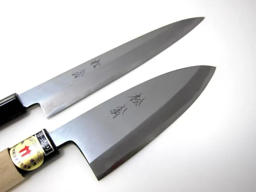 Vista 3 de Houcho. com Juego de cuchillos Yanagiba y cuchillos Deba, Sakai Shouo