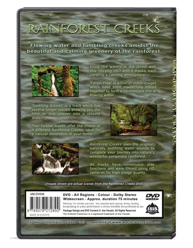 Vista 2 de Nature DVD - Rainforest Creeks -Rainforest Scenes with Natural Sounds