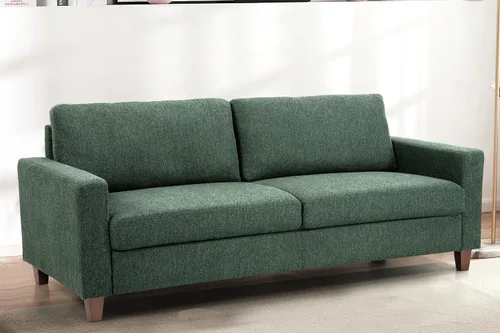 Vista 2 de Container Furniture Direct Miles Mid Century - Sofá moderno para espacios pequeños, salas de estar, apartamentos y condominios, sofá de 3 plazas