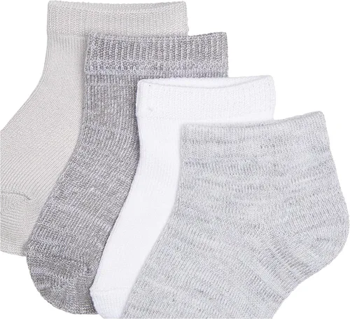 Vista 2 de Hanes Calcetines unisex Ultimate Baby Flexy hasta el tobillo para bebé, paquete de 8