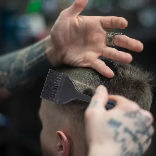 Vista 5 de Cepillo de tinte para el cabello, paquete de 12 pinceles para teñir el cabello, cepillo de tinte para aplicar color de cabello