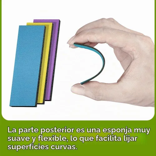 Vista 6 de Stedi - Esponja de lijado para el edificio modelo Gundam, grano 400-1200 Hobby Model Tools - Bloque de lija manual impermeable, para uso en seco