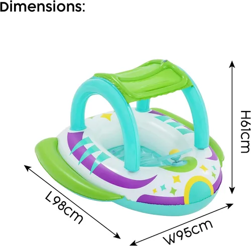 Vista 7 de Bestway Flotador inflable para niños Flotador inflable para piscina, flotador de natación, juguetes de piscina para niños y niñas