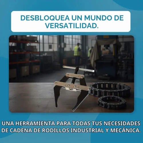 Vista 4 de PGN - Soporte de cadena de rodillos y herramienta extractora para cadenas #60, #80 y #100