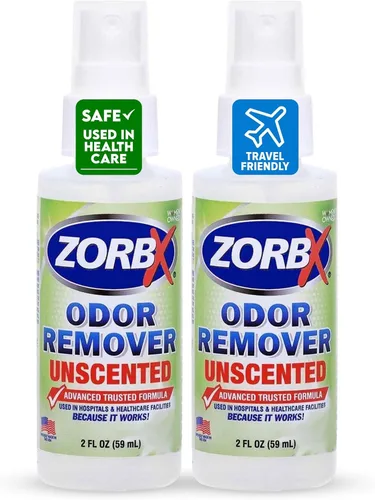 Vista 14 de ZORBX Juego de espray removedor de olores sin perfume, 2+16+32 onzas, grado
