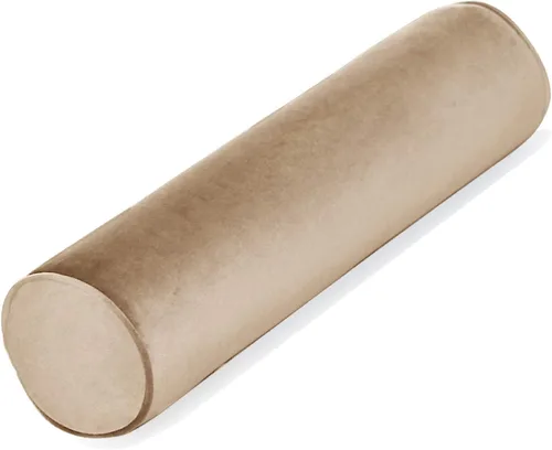 Vista 21 de Tinbolunce Almohada enrollable de espuma viscoelástica para rodilla/pierna/cuello - Cojín cilíndrico de luna llena/almohada cilíndrica redonda