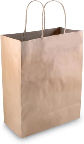 Vista 4 de COSCO CoscoProducts 091566 - Bolsa de 12 x 6.5 x 17 pulgadas, marrón Kraft, 50
