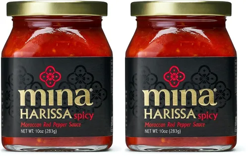 Vista 8 de Salsa Harissa Picante Mina, 10 oz