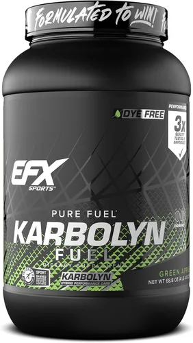 Vista 19 de EFX Sports Karbolyn Fuel Polvo de carbohidratos de absorción rápida Carga de carbohidratos, energía sostenida, recuperación rápida Sin