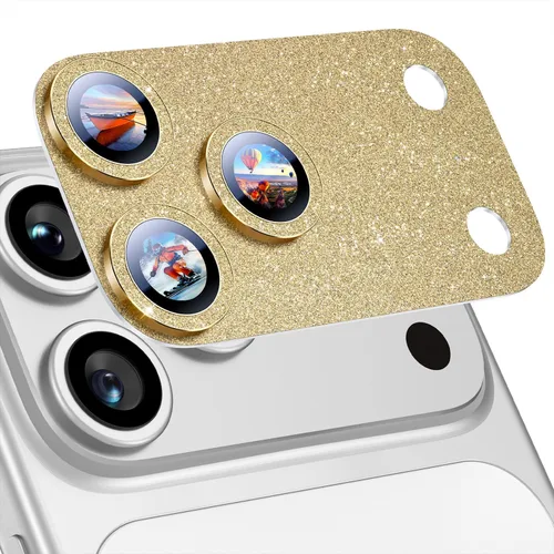 Vista 61 de Uyiton Compatible con iPhone 17 Protector de Lente de Cámara - [No es Fácil de Romper][Fuerte Adsorción][Compatible con Fundas] Protector de Cámara