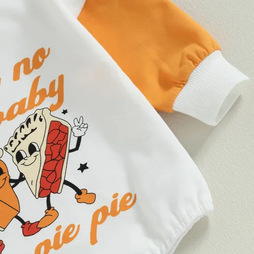 Vista 104 de Ropa de Halloween para bebé niña, sudadera con estampado de calabaza, mameluco de burbujas, lindo traje de Acción de Gracias de otoño