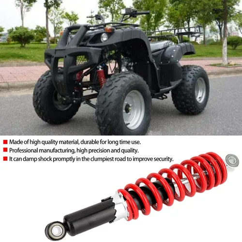 Vista 4 de KIMISS Suspensión de ajuste del amortiguador, 12.008 in amortiguadores delanteros de suspensión para 110cc 150cc 200cc 250c ATV Quad Bike