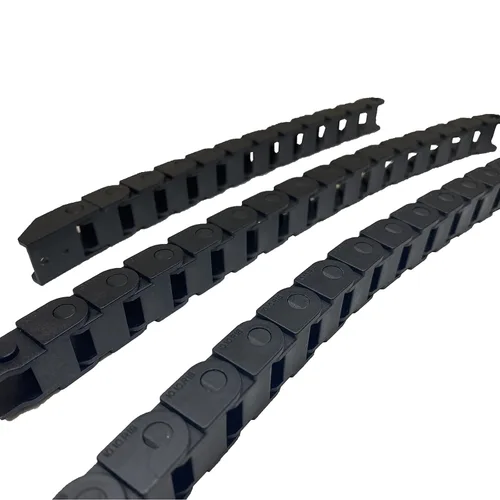 Vista 4 de 2 cables de cadena de arrastre de 39.4 pulgadas, cadena de cable R15 para fresadora CNC e impresora 3D, 2 pares adicionales de conectores finales, 1