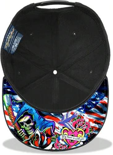 Vista 6 de Gorra Snapback para Hombres y Mujeres Gorra de Béisbol Estilo Papá de Moda