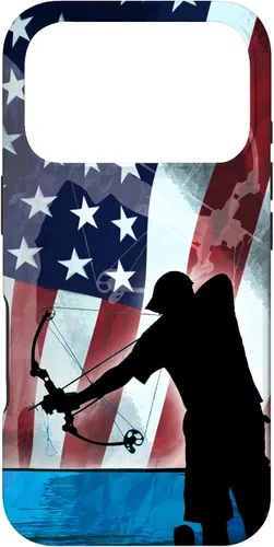 Vista 30 de Bowfishing American Flag Bow Hunting for Fish bowfisher Case for iPhone 17