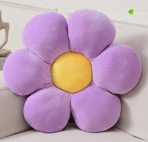 Vista 19 de Almohada de flores, almohadas azules, lindas margaritas, cojín decorativo para el hogar, para cama, sofá, sofá