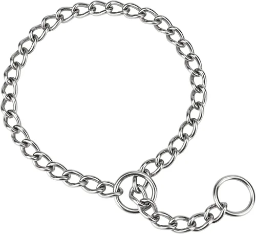 Vista 8 de TagME Collar de cadena para perros, collar ajustable a prueba de clima para perros pequeños y cachorros, collar de entrenamiento de mascotas