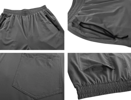 Vista 5 de Nonwe - Pantalones de camping para hombre de secado rápido
