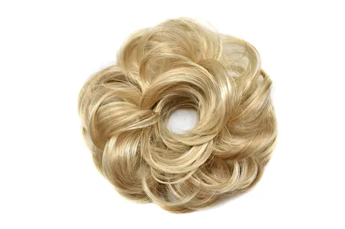 Vista 21 de Extensiones de cabello sintético para mujeres y niñas (1# negro azabache)