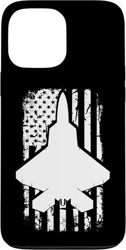 Vista 24 de F22 Raptor US Flag Fighter Airplane Jet Plane Aircraft Case for iPhone 17