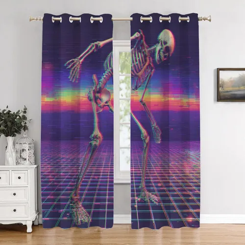 Vista 149 de Maritime Ocean Blackout Tier Curtains, Anchors Nautical Art Half Window Drapes for Kitchen with Rod Pocket,Room Darkening 2 Pack 26X24 Inches