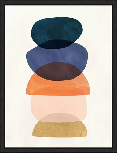 Vista 14 de Amanti Art Lienzo enmarcado para pared, 24 x 18 pulgadas, Mod Pods I de Victoria Borges, lienzo enmarcado para pared, obras de arte abstractas