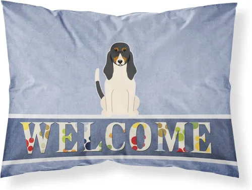 Vista 235 de Caroline's Treasures BB2515PILLOWCASE Between Friends Appenzeller Sennenhund - Funda de almohada de tela estándar, ligera, súper suave, fácil