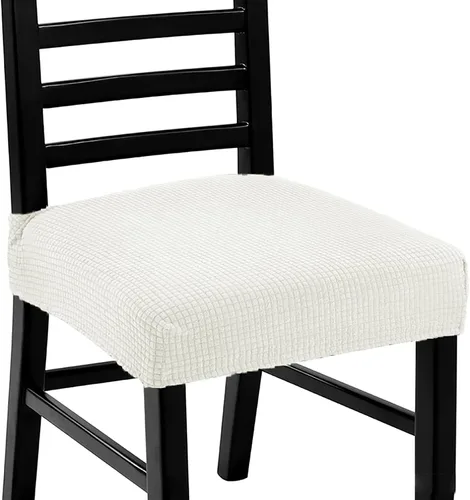 Vista 19 de Fundas para sillas de comedor, fundas lavables para sillas de comedor, fundas elásticas para sillas de comedor, fundas de asiento elásticas