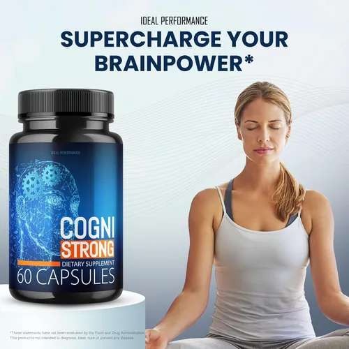 Vista 3 de IDEAL PERFORMANCE (2 unidades) Cognistrong Suplementos Cogni Strong (120 cápsulas)