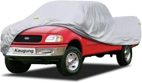 Vista 42 de Kaugung - Cubierta impermeable para camioneta, 7 capas resistentes, ajuste completo para Mitsubishi Raider 2006-2010, para todo clima, protección